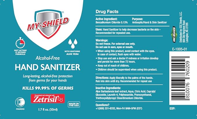 My-Shield® Hand Sanitizer Foam (1.7 oz)