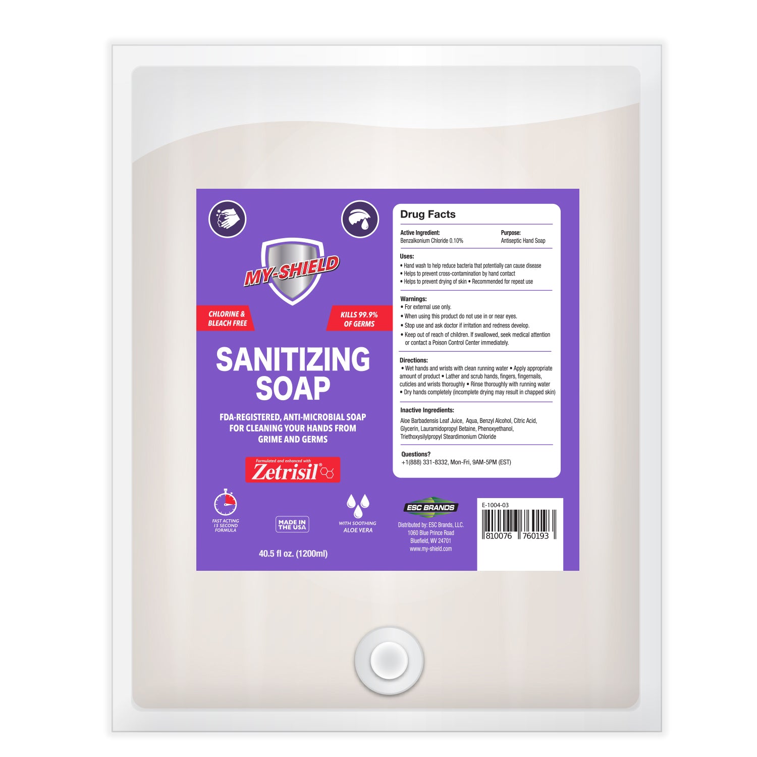 My-shield® Sanitizing Soap (8.25oz)